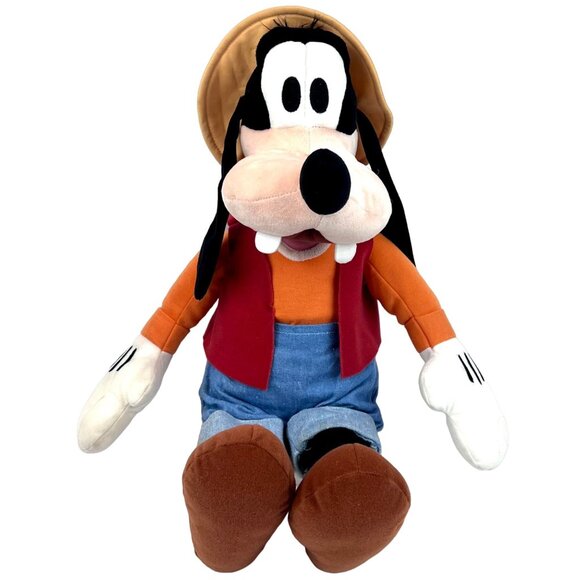 Disney Parks Other - Disney Parks Goofy Plush Toy 18 1/2" Authentic Original Gone Fishing Outfit EUC